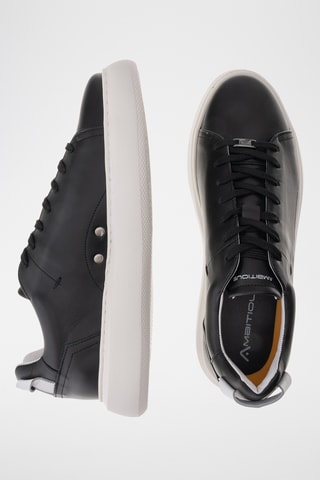Baskets en cuir - Noir