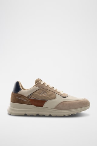 Baskets en cuir - Taupe