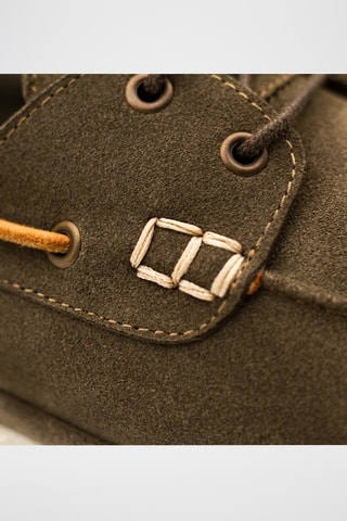 Leren Bootschoenen - Paars