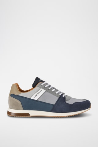 Baskets en cuir - Bleu