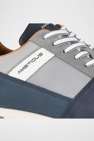 Baskets en cuir - Bleu