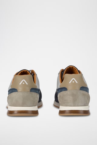Baskets en cuir - Bleu