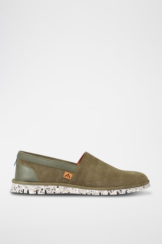 Slip-on en cuir - Kaki