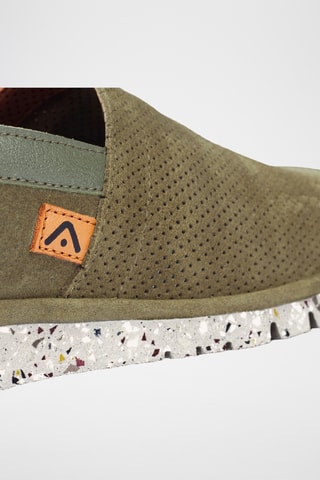 Slip-on en cuir - Kaki