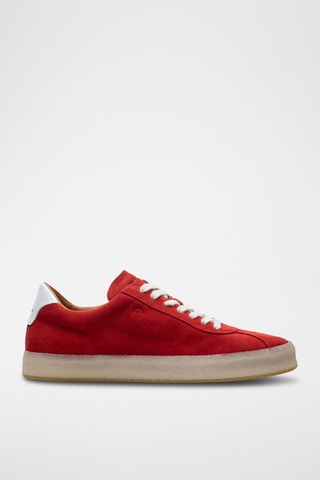 Leren Sneakers - Rood