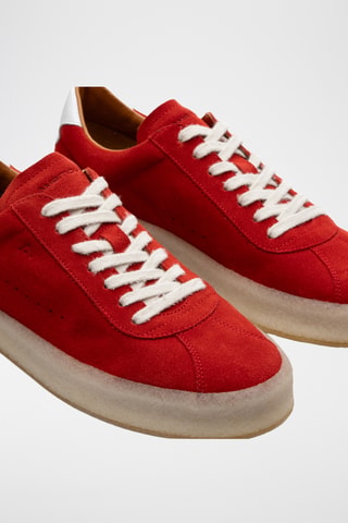 Leren Sneakers - Rood