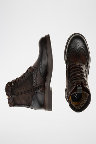 Bottines en cuir - Marron