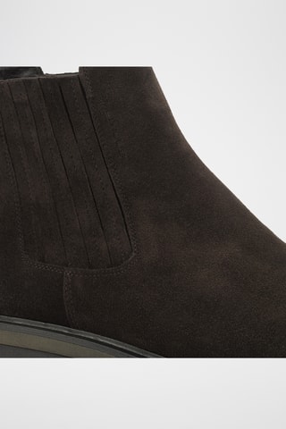 Bottines Chelsea en cuir - Marron