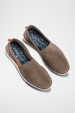 Leren Slip-ons - Paars