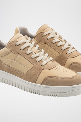 Leren Sneakers - Beige