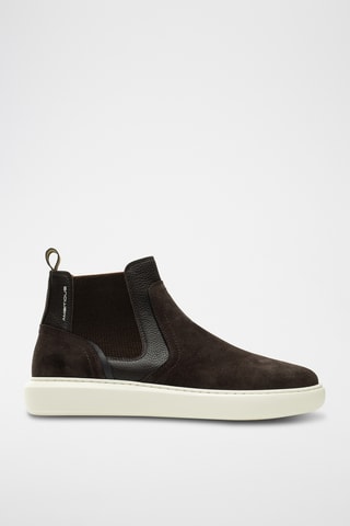 Bottines Chelsea en cuir - Marron
