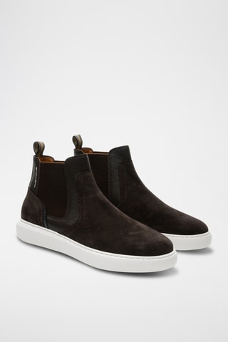 Bottines Chelsea en cuir - Marron