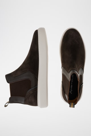 Bottines Chelsea en cuir - Marron
