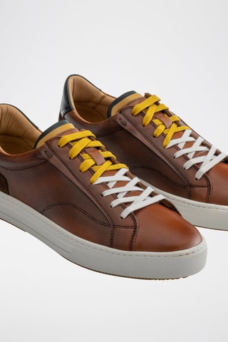 Leren Sneakers - Bruin - Bruin