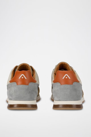 Leren Sneakers - Camel - Bruin