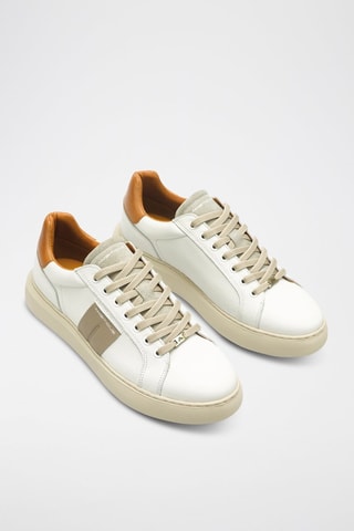 Leren Sneakers - Wit - Wit