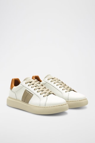 Leren Sneakers - Wit - Wit