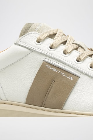 Leren Sneakers - Wit - Wit