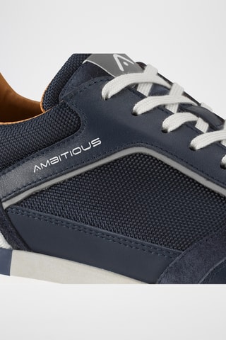 Baskets en cuir - Bleu