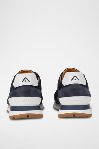 Baskets en cuir - Bleu