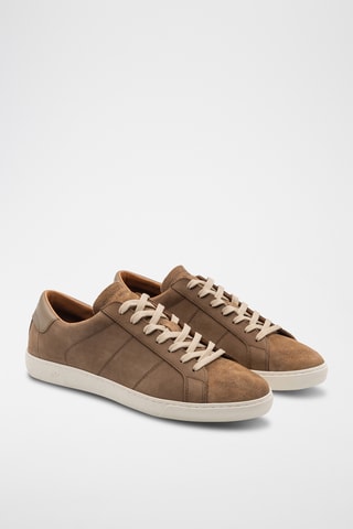 Baskets en cuir - Taupe