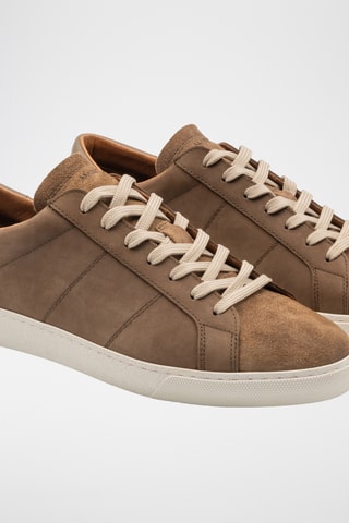 Baskets en cuir - Taupe