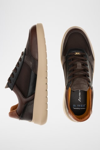 Baskets en cuir - Marron