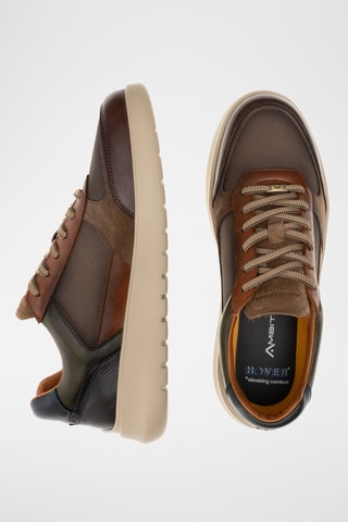 Baskets en cuir - Taupe