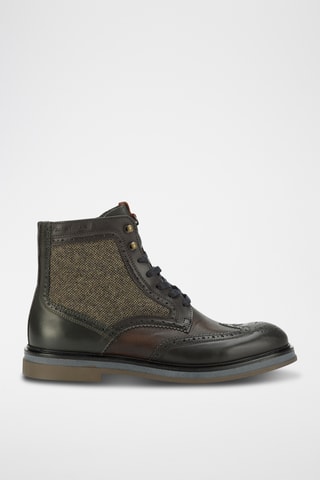 Leren Enkellaarzen - Multicolor