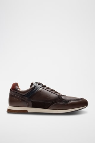 Baskets en cuir - Marron