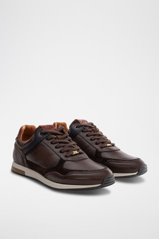 Baskets en cuir - Marron