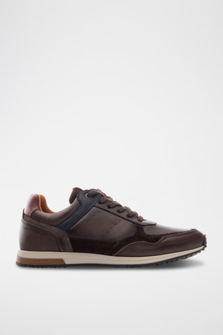 Baskets en cuir - Marron