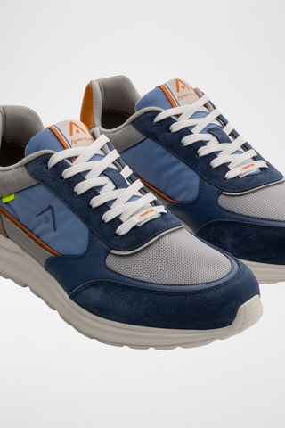 Leren Sneakers - Blauw