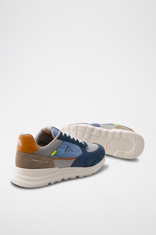 Leren Sneakers - Blauw