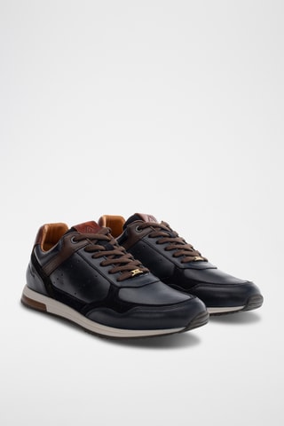 Leren Sneakers - Blauw