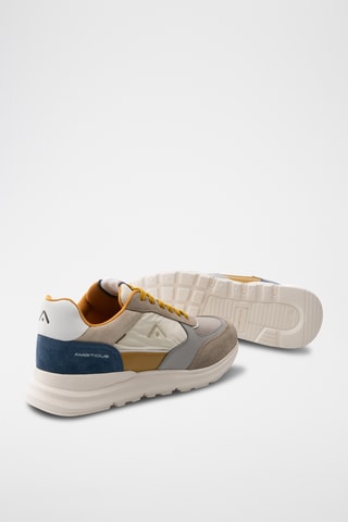 Leren Sneakers - Taupe