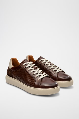 Leren Sneakers - Bruin