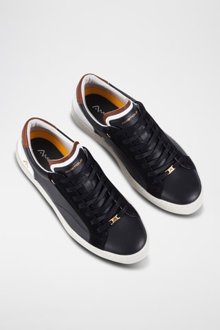 Baskets en cuir - Bleu