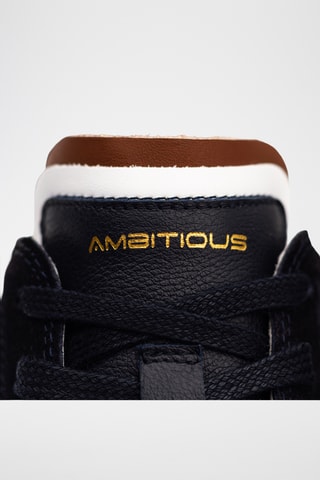 Baskets en cuir - Bleu