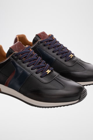 Baskets en cuir - Multicolore