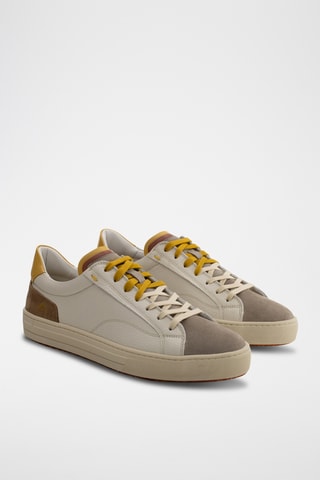 Baskets en cuir - Taupe