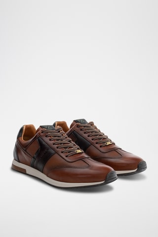Baskets en cuir - Bordeaux
