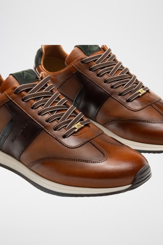Baskets en cuir - Bordeaux