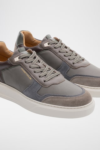 Leren Sneakers - Grijs