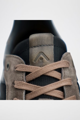 Leren Sneakers - Marineblauw - Blauw