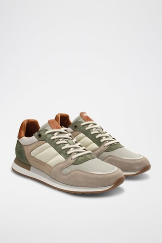 Leren Sneakers - Beige - Beige