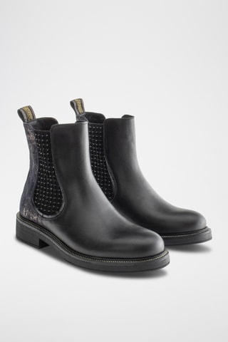 Leren Chelsea Boots - Zwart