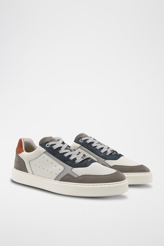 Leren Sneakers - Grijs