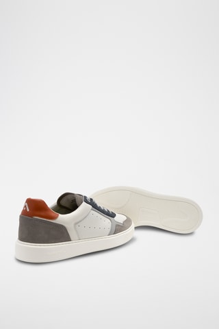 Leren Sneakers - Grijs