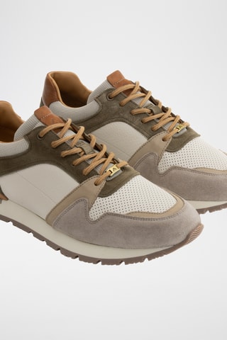 Baskets en cuir - Beige